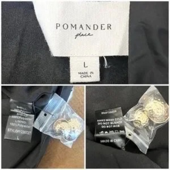 POMANDER PLACE Coco Tweed Bow Dress L - Picture 4 of 5